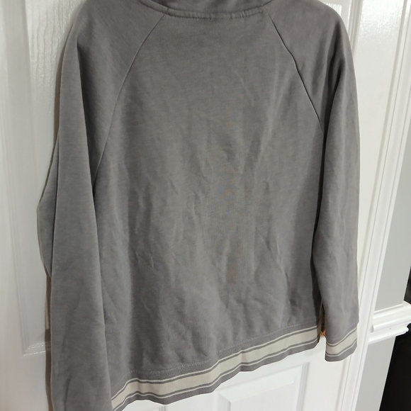 Holloway Grey Cowel Neck Pullover Sweatshirt With Drawstrings Athleisure Sport - Picture 5 of 5